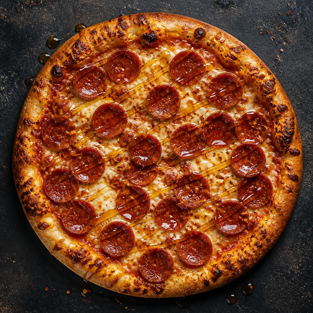 Pepperoni & Mel — pizza artesanal congelada da Kukinha