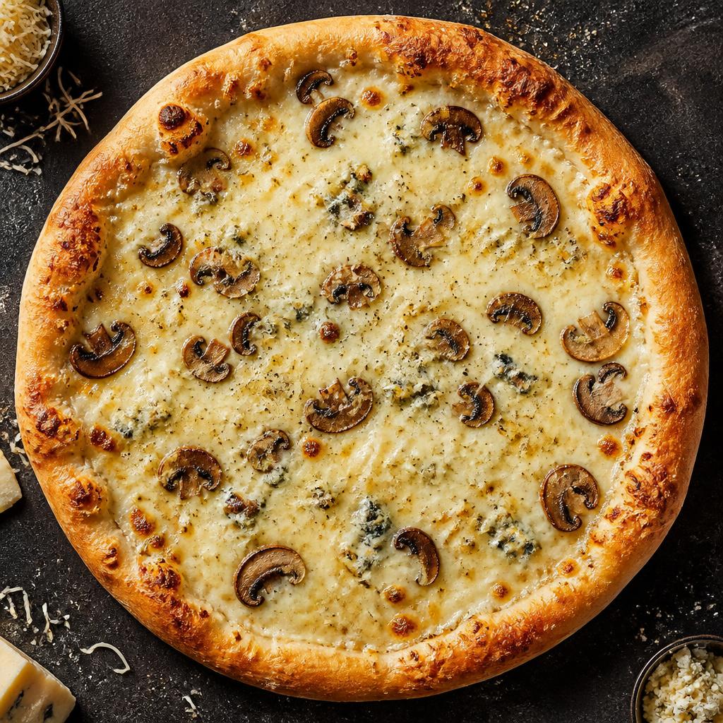 Quatro Queijos — pizza artesanal congelada da Kukinha